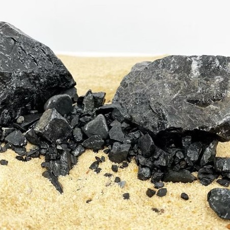 Wio Black Chip Accent 750g - Miscela di pietre naturali da 0,3 a 30mm