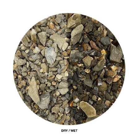 Wio Warm Grey Chip Accent 750g - hardscape in pietra calda da 0,3 a 30mm