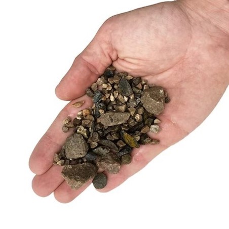 Wio Brown Chip Accent 750g - pietre brunastre da 0,3 a 30mm