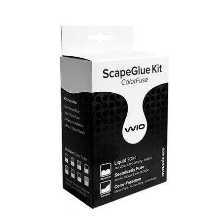 Wio Scapeglue Kit Adhesive GREY - Colla professionale per aquascaping