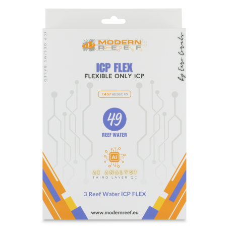 Modern Reef ICP FLEX 3-SET - multipack con 3 test ICP di 49 parametri per acqua marina