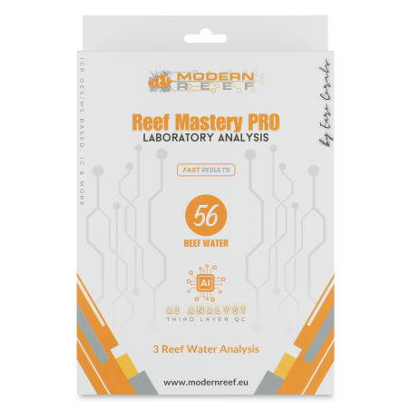 Modern Reef - Reef Mastery PRO 3-SET - multipack con 3 test ICP di 56 parametri per acqua marina