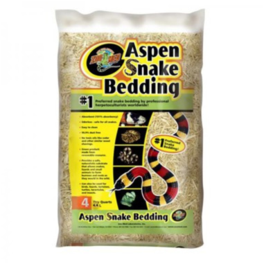 Zoomed Aspen Snake Bedding 4,4 litri - lettiera per rettili in pioppo