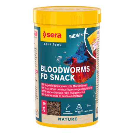 Sera Bloodworms FD Snack - Larve Rosse di Zanzara