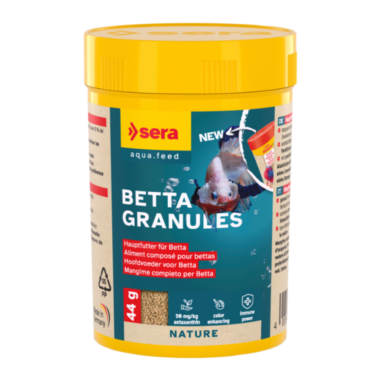 Sera Betta Granules 100ml/44gr - Mangime Base Completo Per Betta Splendens