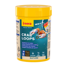 Sera Nature Crabs Loops 100ml/32gr - Alimento per granchi e gamberetti - per acqua dolce/marina