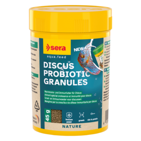 Sera Nature Discus Probiotic Granules - Mangime per la crescita dei Discus con probiotici