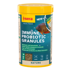 Sera Nature Immune Probiotic Granules 250ml/112gr - Mangime probiotico per la crescita dei pesci superiori a 4 cm