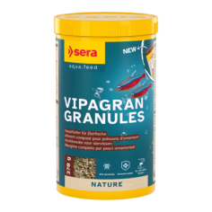 Sera Nature Vipagran Granules- Mangime completo in granuli morbidi con il 4 % di farina di insetti