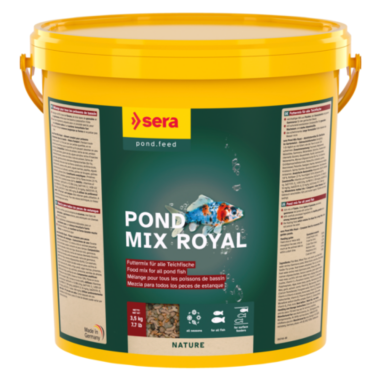 Sera Pond Mix Royal 21L/3,5kg - Miscela di Mangimi per Pesci da Laghetto