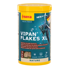 Sera Vipan Flakes XL - Mangime Base in Scaglie Giganti per tutti i Pesci d' Acqua Dolce