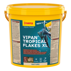 Sera Vipan Flakes XL - Mangime Base in Scaglie Giganti per tutti i Pesci d' Acqua Dolce