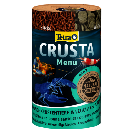 Tetra Crusta Menu 100ml - Mangime completo per gamberi, gamberetti e granchi
