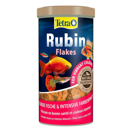 Tetra Rubin Flakes - Mangime in fiocchi con intensificatori naturali del colore