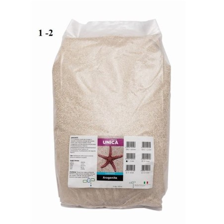 Linea Unica Aragonite da 1,0 a 2,0mm 10kg - Substrato per Acquari Marini