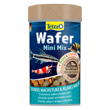 Tetra Wafer Mini Mix 100ml - Alimento Base per tutti i pesci da Fondo e Crostacei