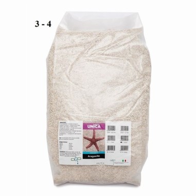 Linea Unica Aragonite 3-4mm 10kg - Substrato...