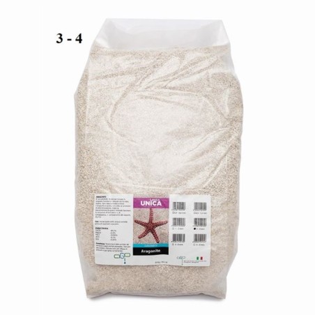 Linea Unica Aragonite 3-4mm 10kg - Substrato per Acquari Marini