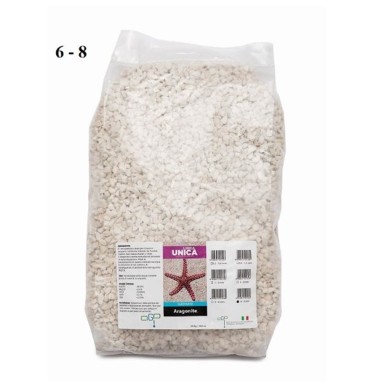 Linea Unica Aragonite 6-8mm 10kg - Substrato...