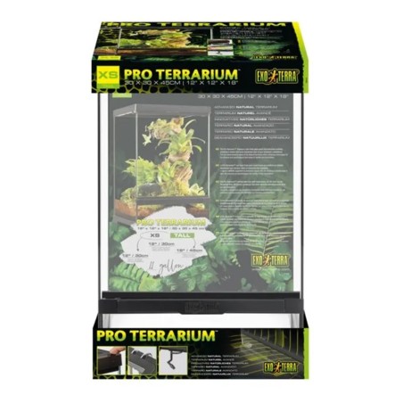 ExoTerra Glass PRO Terrarium Mini Tall – cm30x30x45h