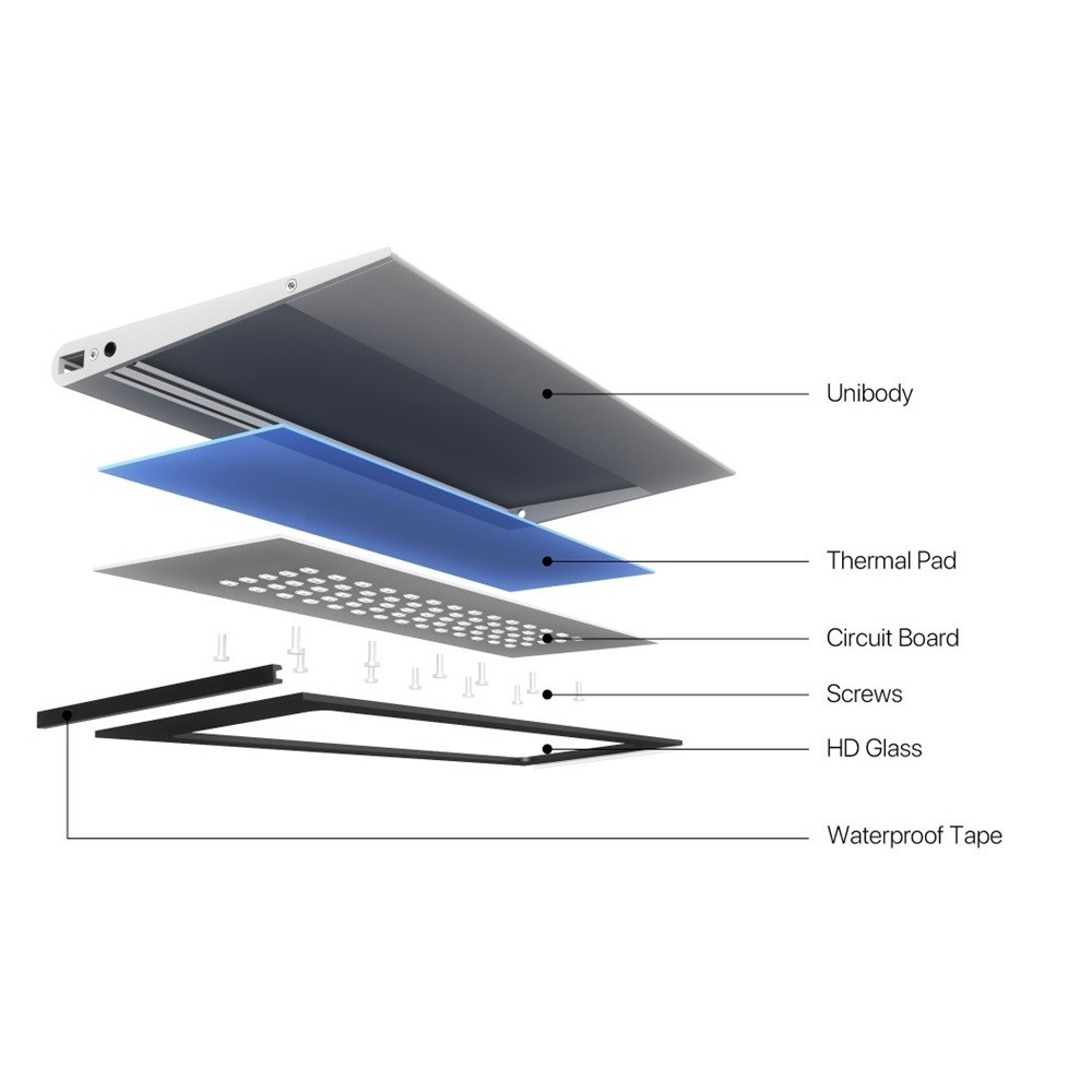 ライト・照明器具 MICMOL G3 AQUA AIR600 Micmol G3 Aqua Air 600 – 60w Freshwater - Specifico per acquari d