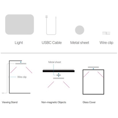 Micmol MAGNETIC LIGHT - LED Smart per Nano...