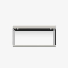 WaterBox acquario EDEN X 80 Pioppo cm120x50x58h con...