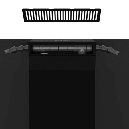 WaterBox EDEN X 145.5 Bianco con supporto ed illuminazione FLED 120NEW