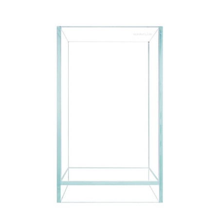 AQPet Kubic 15 Air - vasca in vetro Extrachiaro cm15×15×23h con coperchio