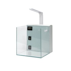 Aqpet Kubic 30 Rear Bianco - vasca in vetro extrachiaro... 2