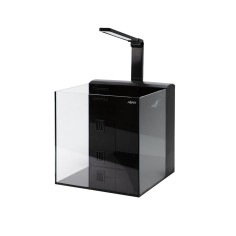 Aqpet Kubic 30 Rear Nero - vasca in vetro extrachiaro... 2