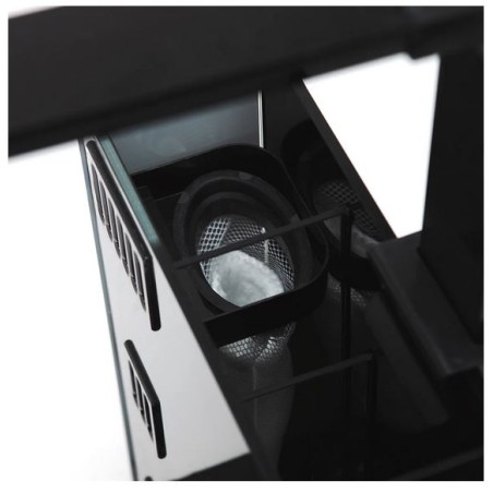Aqpet Kubic 30 Rear Nero - vasca in vetro extrachiaro cm30×30×30h con filtro posteriore