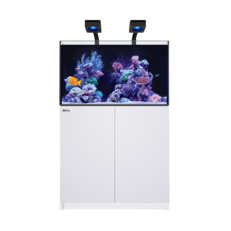 Red Sea REEFER Deluxe 250 G3 bianco cm 90x57,5x55h - 2xReefLed 115 a braccio, con sump, supporto e sistema di rabbocco