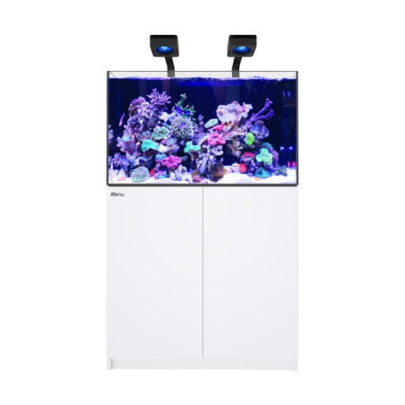 Red Sea REEFER Deluxe 300 G3 bianco cm 90x57,5x55h - 2xReefLed 115 a braccio, con sump, supporto e sistema di rabbocco