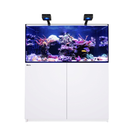 Red Sea REEFER Deluxe 350 G3 bianco cm 120x50x53h - 2xReefLed 115 a braccio, con sump, supporto e sistema di rabbocco