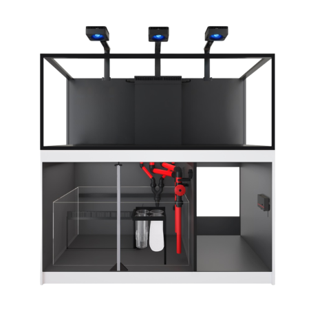 Red Sea REEFER Deluxe 525 G3 bianco cm 150x60x55h - 3xReefLed 115 a braccio, con sump, supporto e sistema di rabbocco