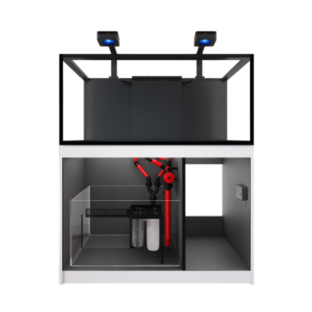 Red Sea REEFER Deluxe 425 G3 bianco cm 120x60x55h - 2xReefLed 170 a braccio, con sump, supporto e sistema di rabbocco