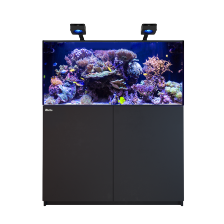 Red Sea REEFER Deluxe 425 G3 nero cm 120x60x55h - 2xReefLed 170 a braccio, con sump, supporto e sistema di rabbocco