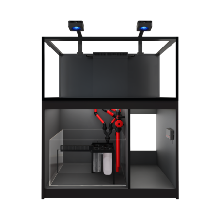 Red Sea REEFER Deluxe 425 G3 nero cm 120x60x55h - 2xReefLed 170 a braccio, con sump, supporto e sistema di rabbocco