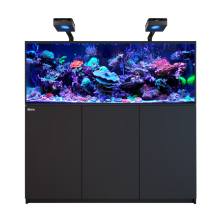 Red Sea REEFER Deluxe 525 G3 nero cm 150x60x55h - 2xReefLed 170 a braccio, con sump, supporto e sistema di rabbocco