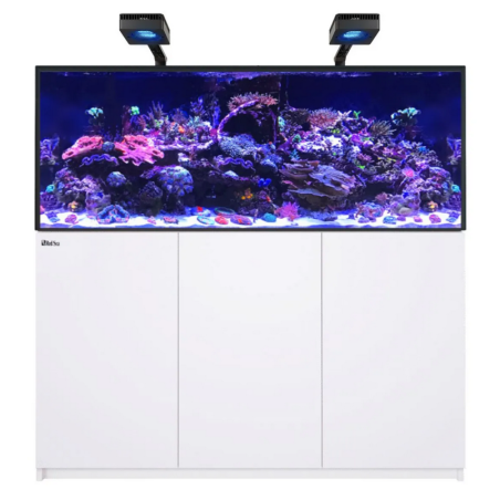 Red Sea REEFER Deluxe 625 G3 bianco cm 150x65x60h - 2xReefLed 170 a braccio, con sump, supporto e sistema di rabbocco