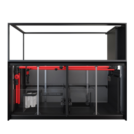 Red Sea Reefer Peninsula G3 S-950 nero cm 200×68×65- con sump, supporto e sistema di rabbocco