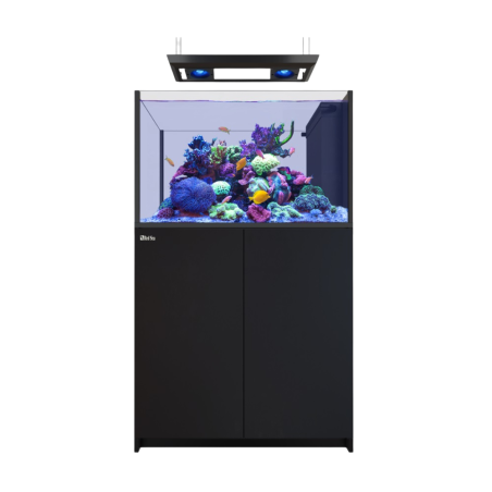 Red Sea REEFER Deluxe Peninsula 350 G3 nero cm 96x63,5x60h - 2x ReefLed 115 pendant - sump - supporto e sistema di rabbocco