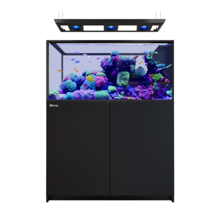 Red Sea REEFER Deluxe Peninsula 500 G3 nero cm 125x63,5x60h - 3x ReefLed 115 pendant - sump - supporto e sistema di rabbocco