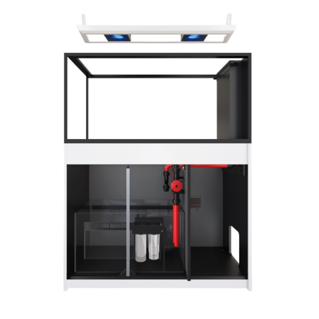 Red Sea REEFER Deluxe Peninsula 500 G3 bianco cm 125x63,5x60h - 2x ReefLed 170 pendant - sump - supporto e sistema di rabbocco