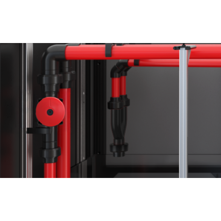 Red Sea REEFER Deluxe Peninsula s-950 G3 bianco cm 200x68x65h - 4x ReefLed 170 pendant - sump - supporto e sistema di rabbocco