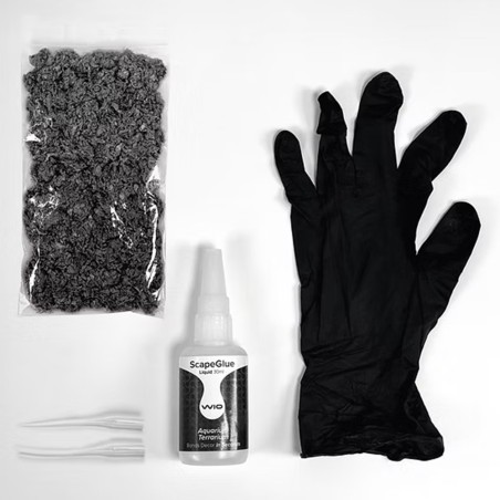 Wio Scapeglue Kit Adhesive BLACK - Colla professionale per aquascaping