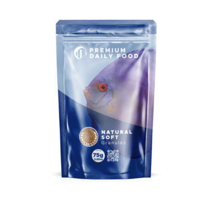DiscusHobby Natural Soft granules 75g - cibo per pesci ornamentali