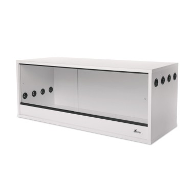 Diversa terrario in legno bianco 100x40x40h -...
