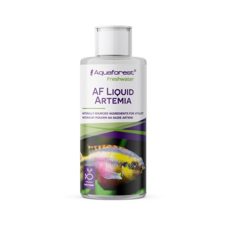 Aquaforest Freshwater Liquid Artemia 125ml - alimento a base di Artemie naturali per tutti i pesci d'acqua dolce
